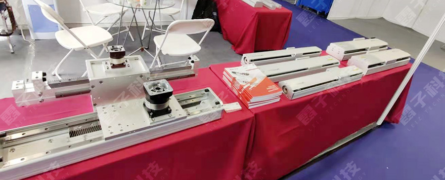 雷子科技展會上的直線模組